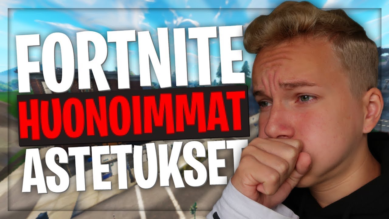 HUONOIMMAT ASETUKSET HAASTE! | Fortnite #29