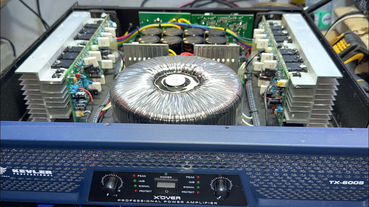 Kevler tx-600s  power amplifier umiiinit at tips kung paanu ayusin at patitibayin