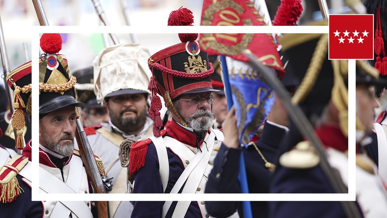Recreación histórica de la Defensa del Parque de Artillería de Monteleón, en la Puerta del Sol