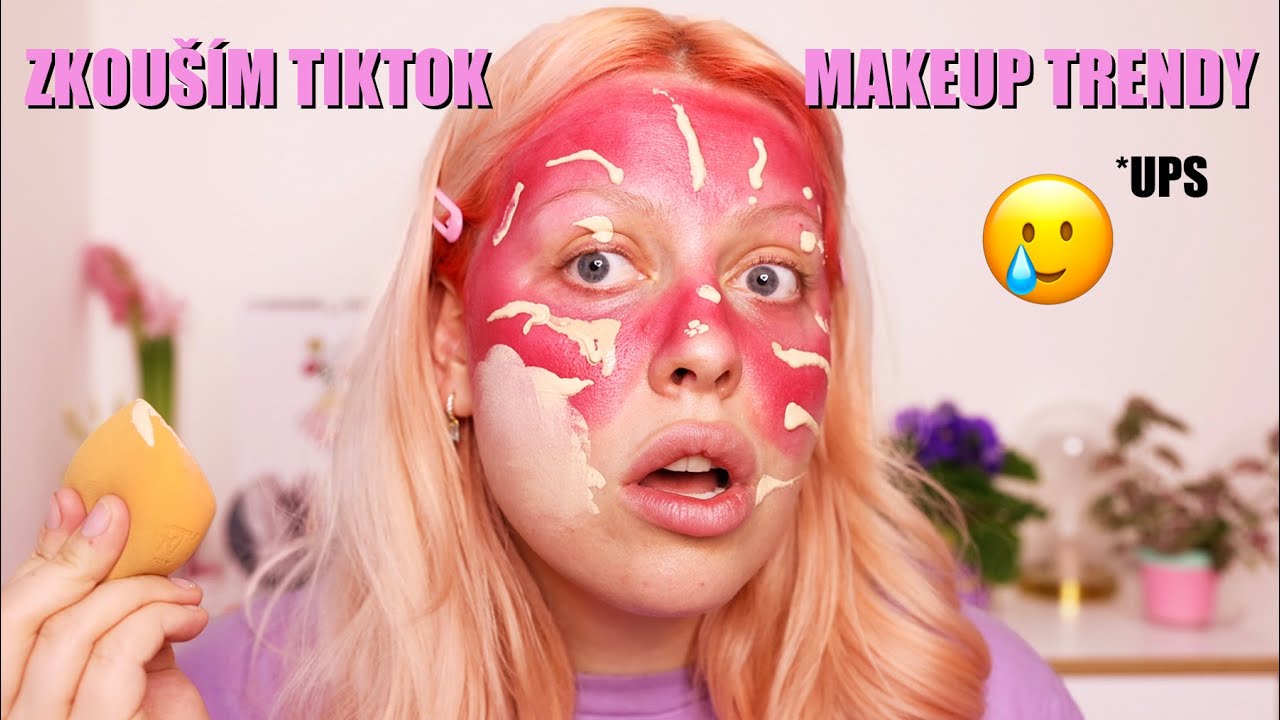 ZKOUŠÍM TIKTOK MAKEUP TRENDY *ups
