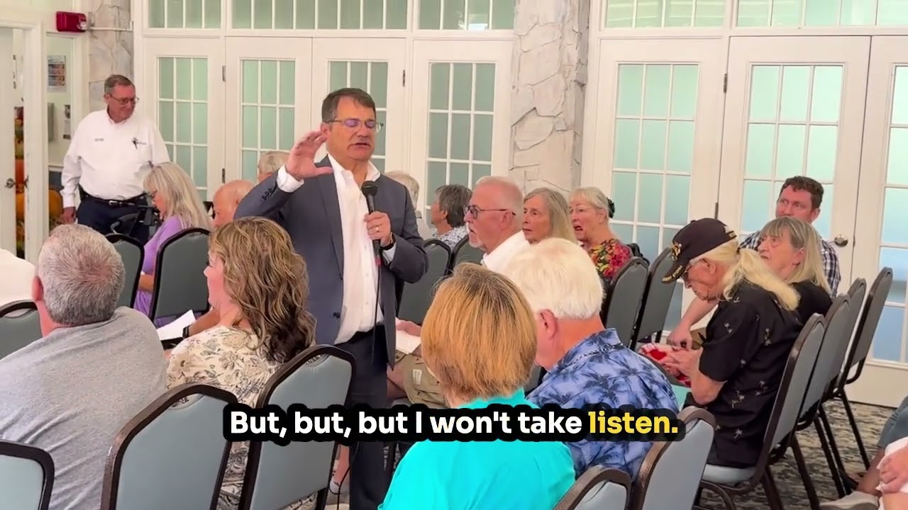Retired CIA Vet Confronts Rep on Unelected Officials (DOGE)
