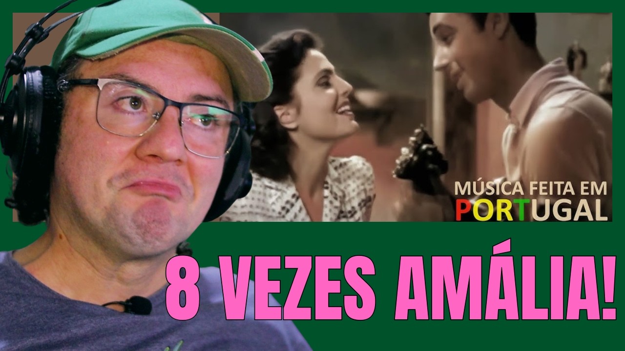 Músico brasileiro reagindo a trechos do filme FADO: HISTÓRIA DE UMA CANTADEIRA (1947) Amália