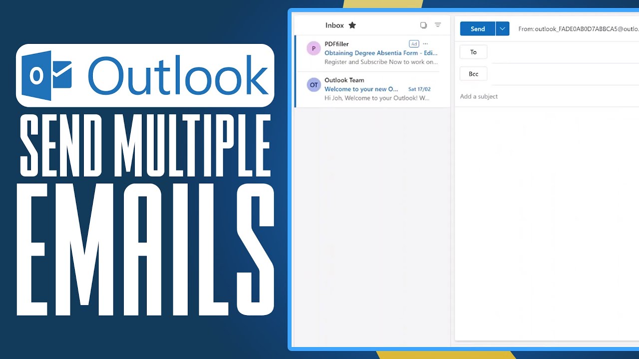 How To Send Multiple Emails In Outlook Without Showing Recipients (2025) Simple Tutorial