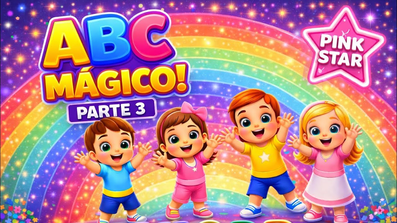 A Máquina Mágica das Letras 3 🚂✨ | Aprenda M N O P Q R | Música Infantil Educativa 1-3 Anos 