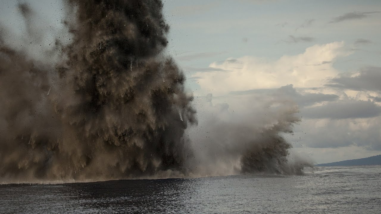 The Active Volcano in the Solomon Islands; Kavachi