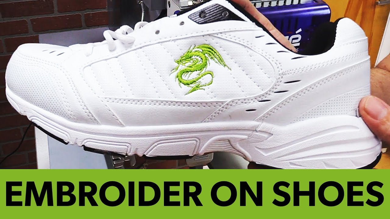 Embroidery Grip on Sneaker - Embroider on Shoes