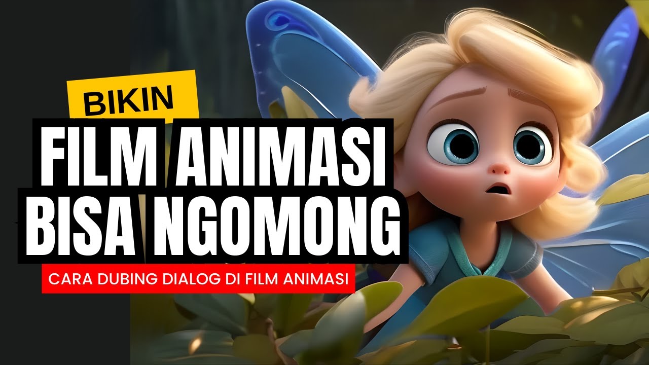 Cara Buat Film Animasi berbicara - Cara Dubbing FIlm Animasi - How To make Talk Animation