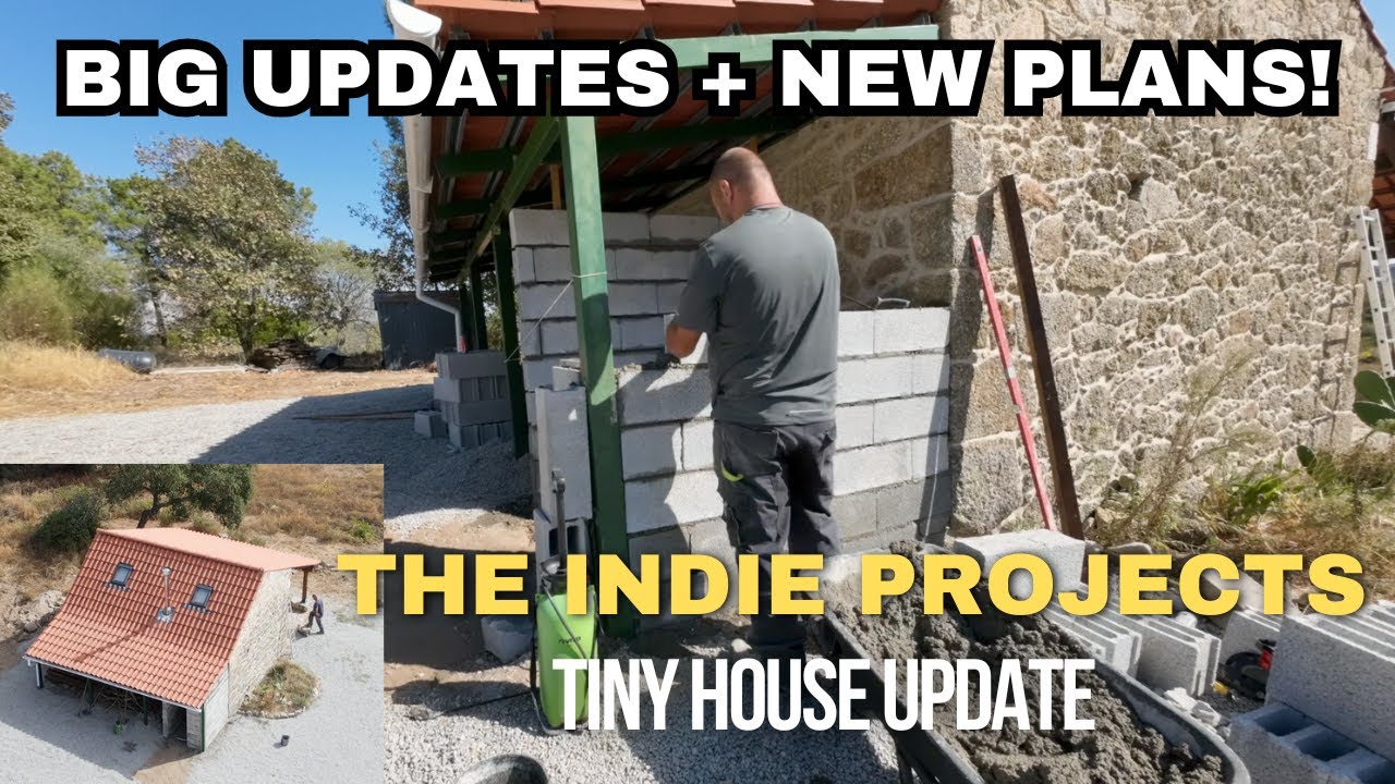 Старый крошечный домик Indie Project 🏠 | Новые свиньи, большие обновления и планы на зиму 🇵🇹