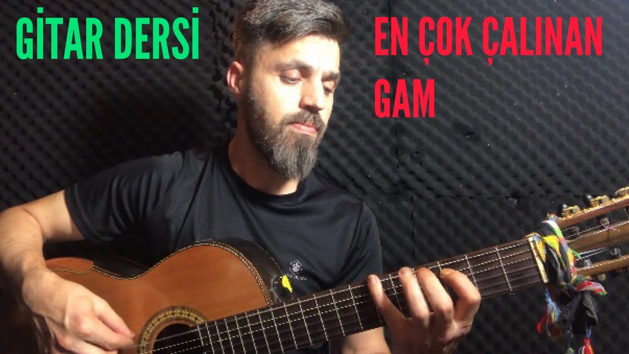 Gitar Dersi - En Çok Çalınan Gam / Kürdi Makamı
