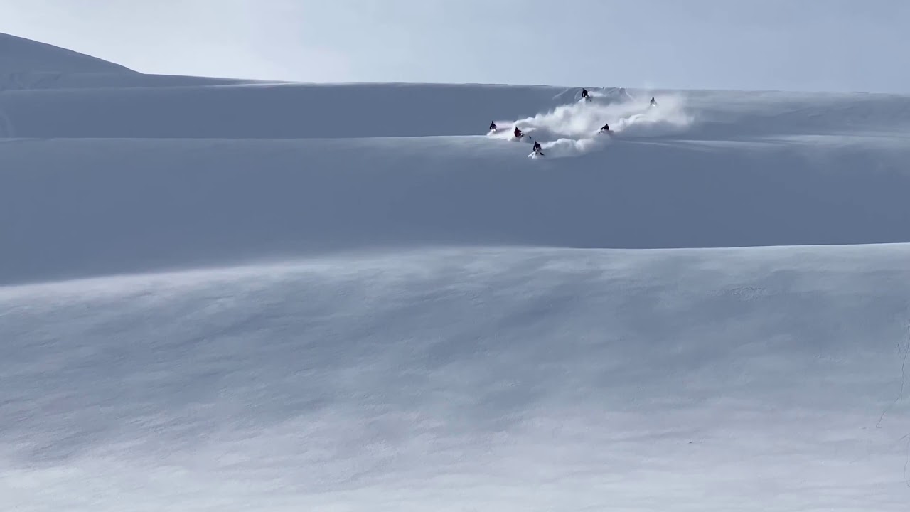 Snowmobiling in the Whistler Backcountry on the Pemberton Ice Cap