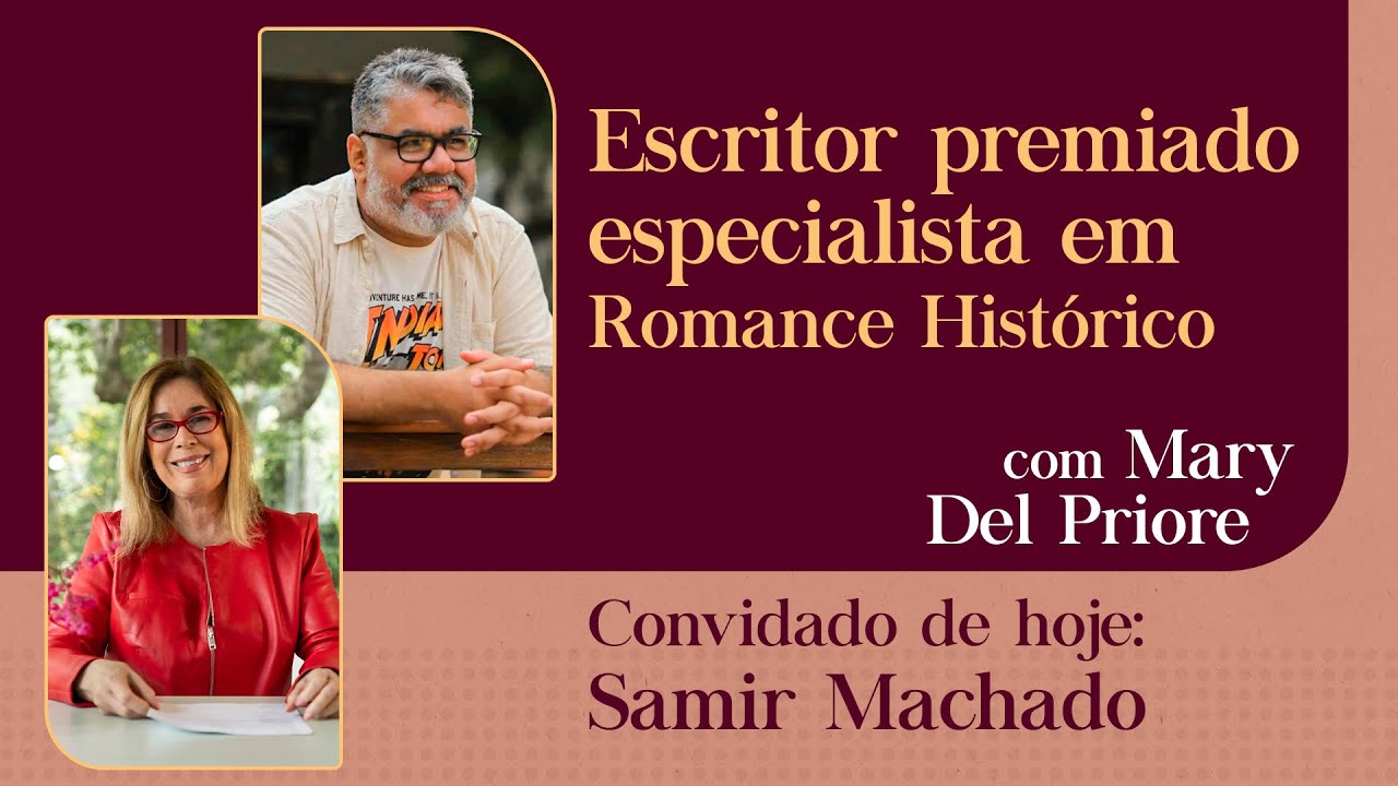Samir Machado: escritor premiado que agora história! - Clube da História #17