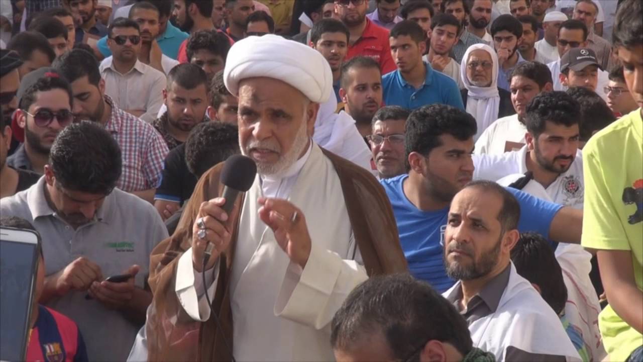 من كلمات الشيخ حمزة الديري فى الاعتصام امام منزل سماحة الشيخ عيسي احمد قاسم