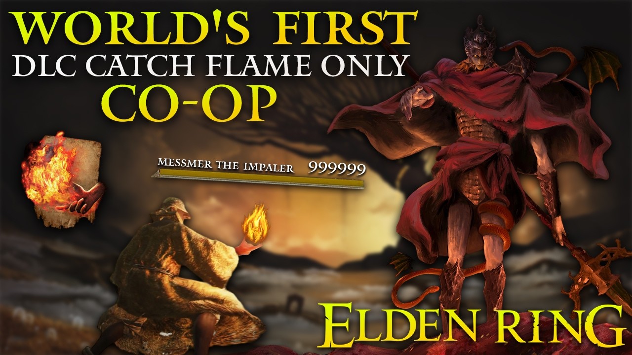 How We Beat ELDEN RING'S DLC With Only Catch Flame