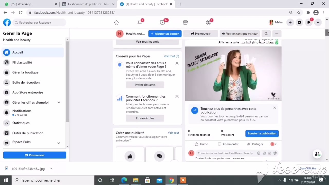 إطلاق حملة إعلانية على الفايسبوك وباقي منصات التواصل الاجتماعي الحلقة  3
