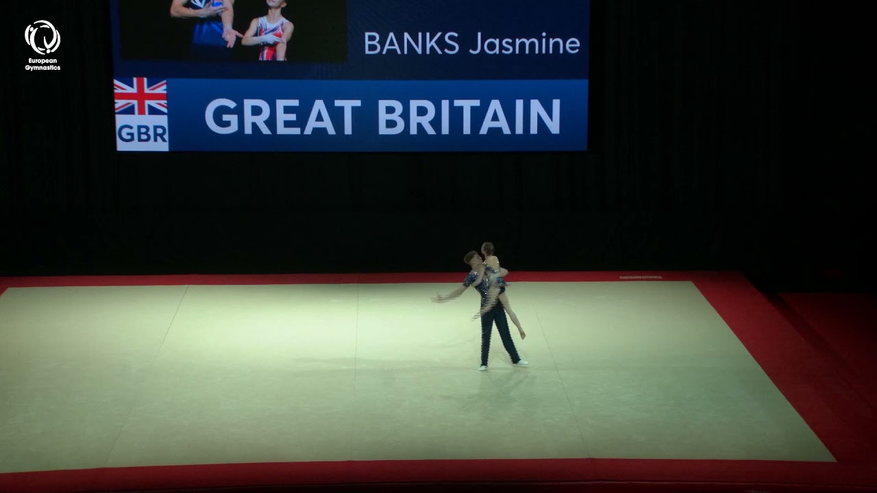 Samuel YARNALL & Jasmine BANKS (GBR) - 2021 European Age Group Champions, 12 - 19 Mixed Pair