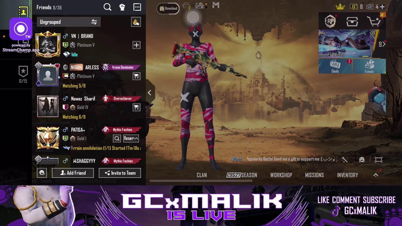 GC WOW LEAGUE SEASON 10 QUATER FINALS  DAY 3 #GCxMALIK