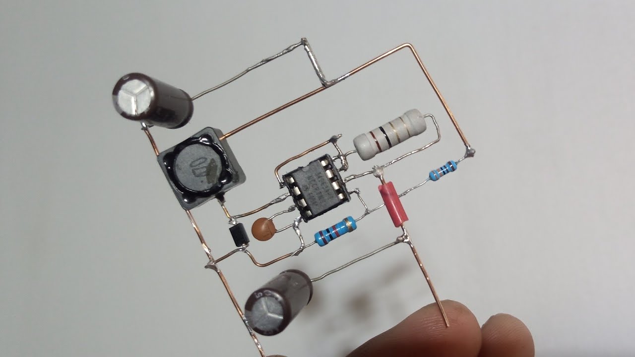 mc34063 buck converter Step down DC to DC menurunkan tegangan 12V ke 5V dc