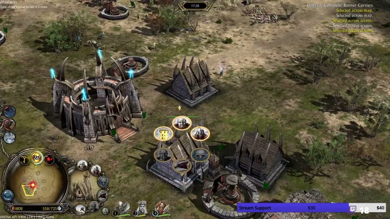 Balrog One Breathe Fire kill Big Ice Wolf |   BFME2 Rotwk 2.02 v9.6.2