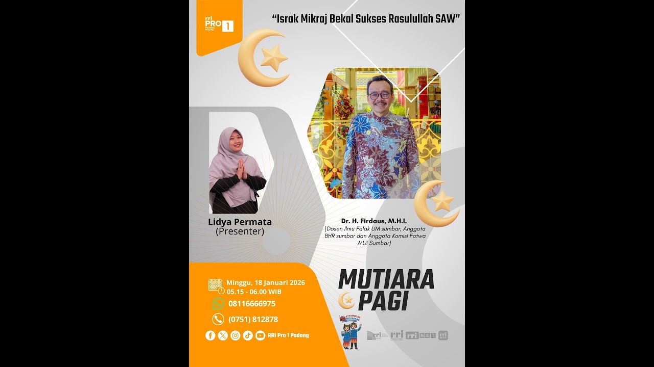 MUTIARA PAGI  ||  MINGGU, 18 JANUARI 2026