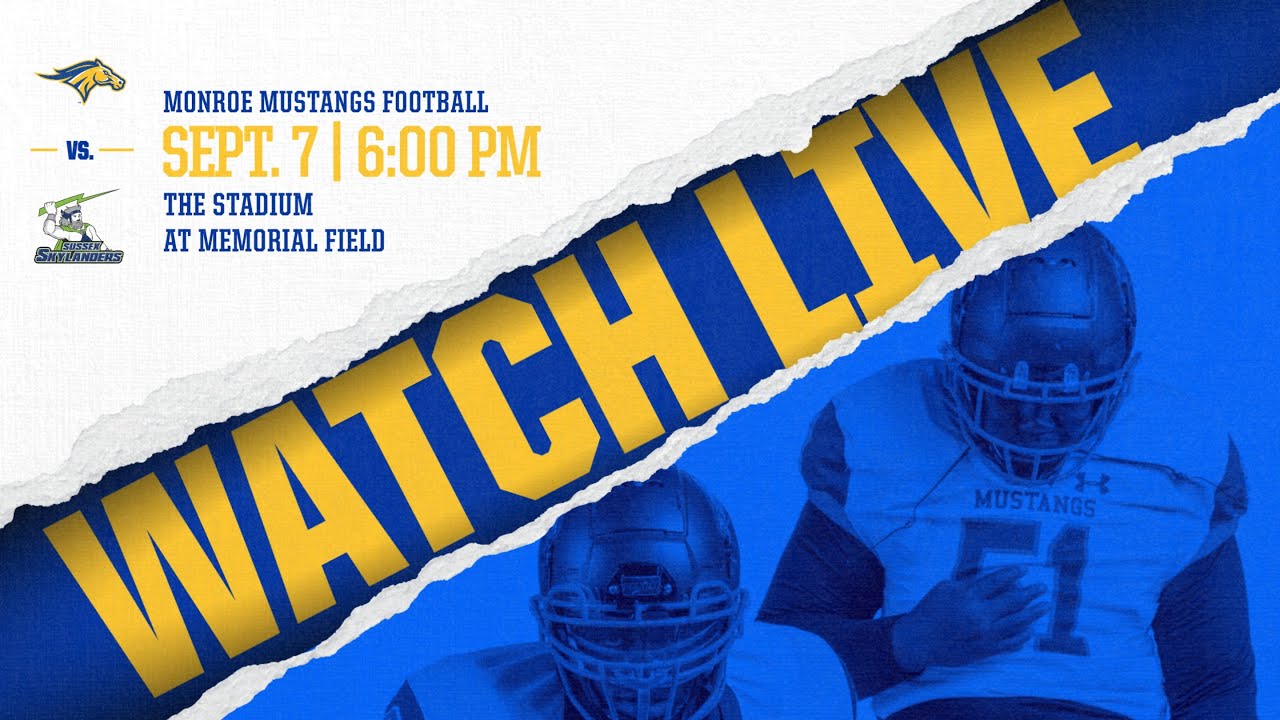 Monroe University Football vs. Sussex County Community College
