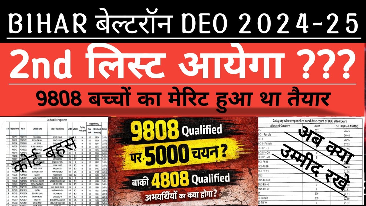 BELTRON DEO 2024 | 9808 Qualified पर सिर्फ 5000 चयन? 😱 | 2nd Merit List कब आएगी?