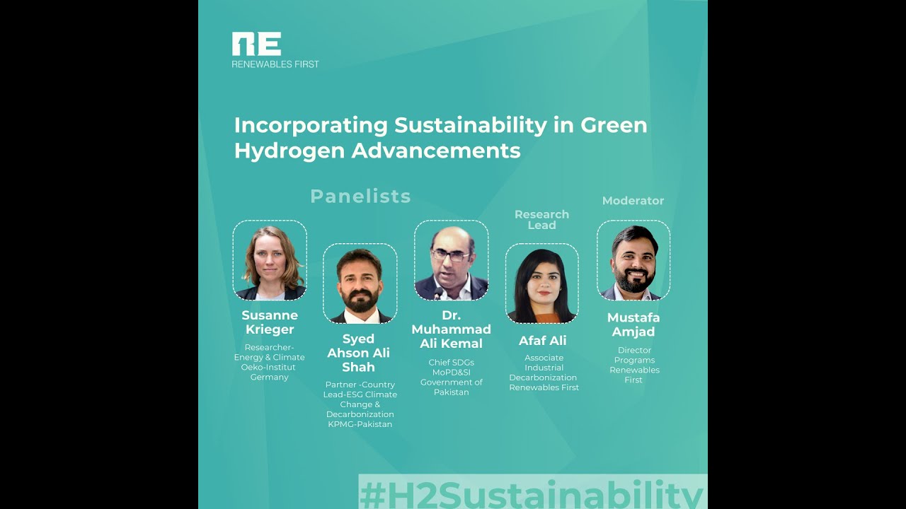 Incorporating Sustainability in Green Hydrogen Advancements -  Webinar