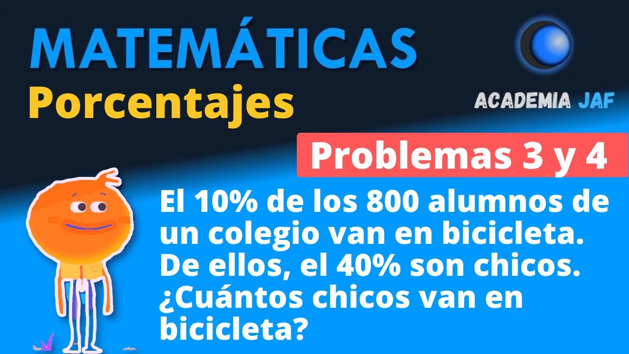 Problemas de Porcentajes - Ejercicios 3️⃣ y 4️⃣