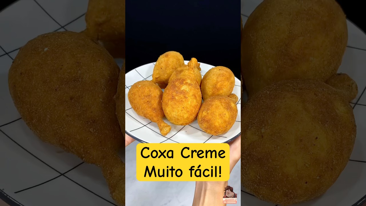 Como fazer coxa creme #receitas #frango #salgado #comida