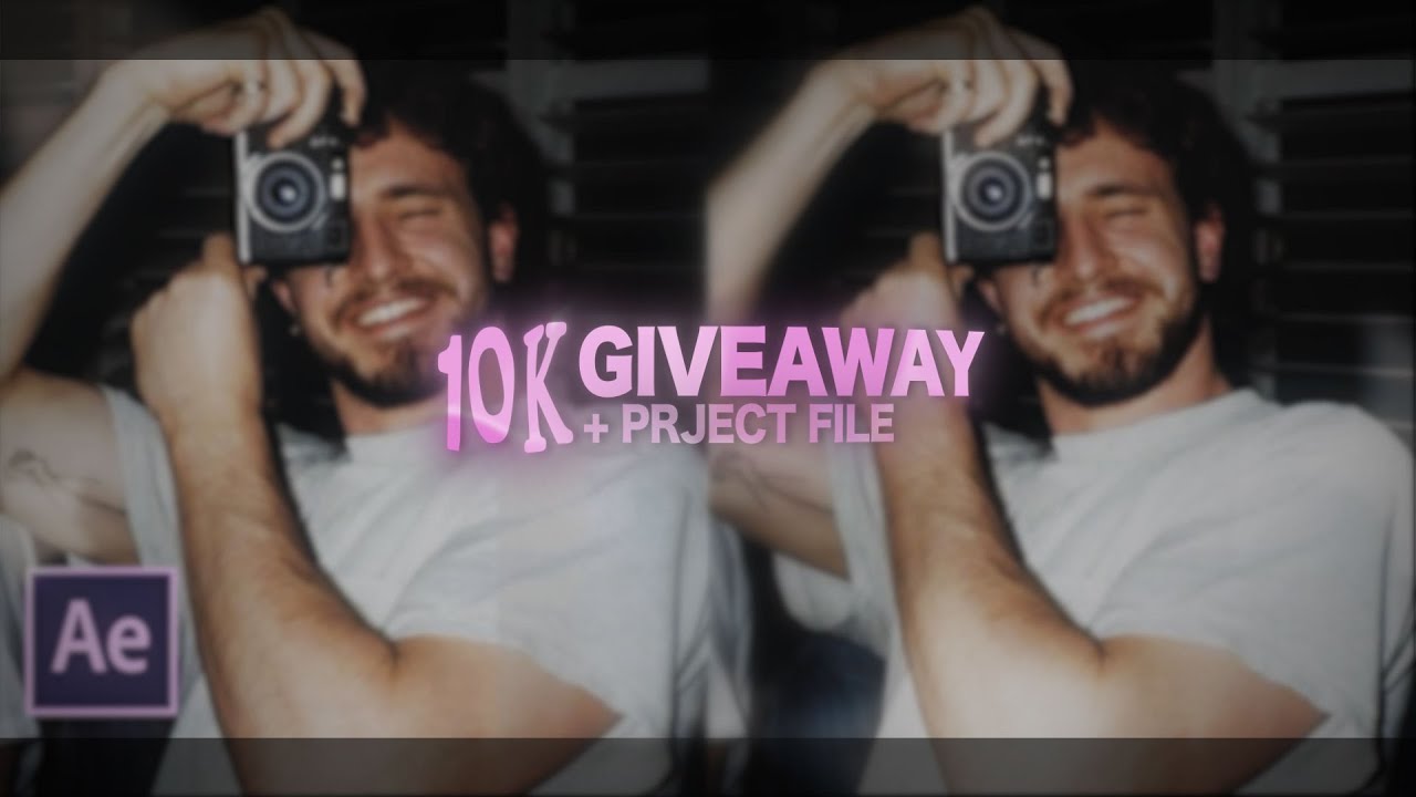 10k giveaway | after effects
