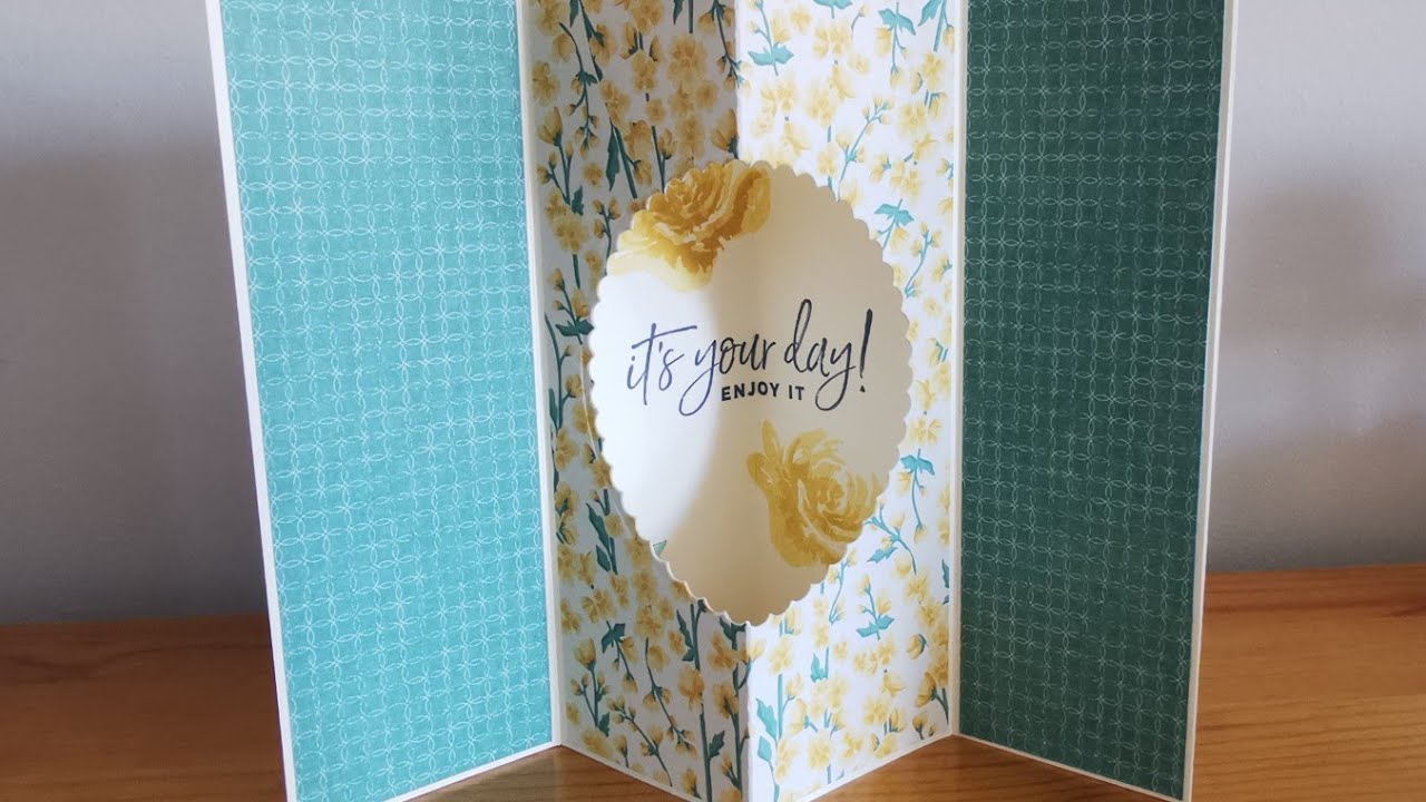 Fun Fold Tunnel Card Tutorial with Stampin' Up!