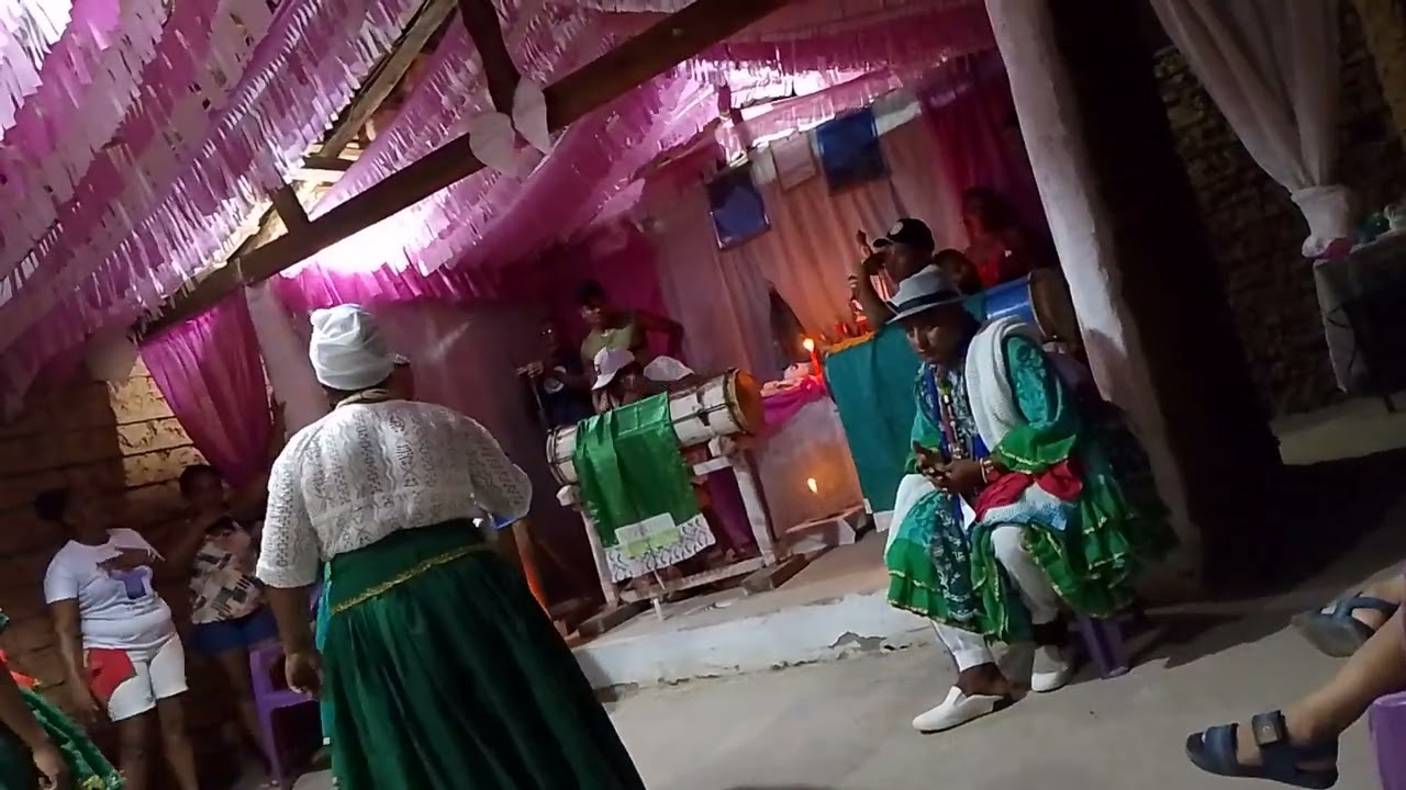 tambor de mina na casa da mãe de santo Joana