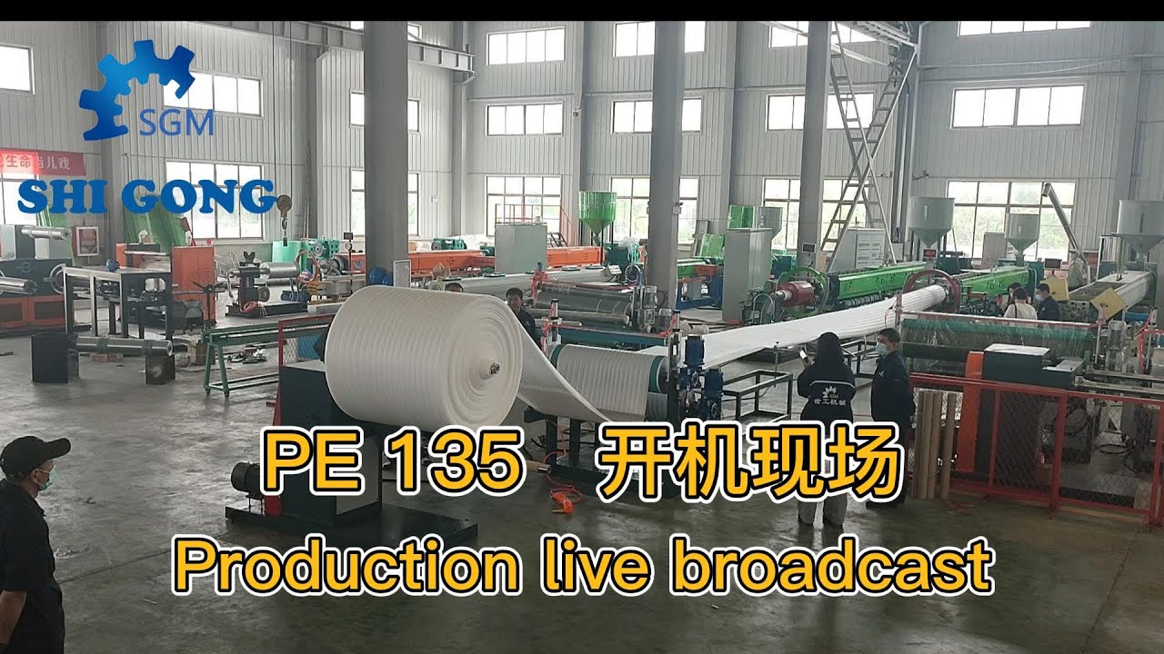 LDPE extruder pe foam sheet production