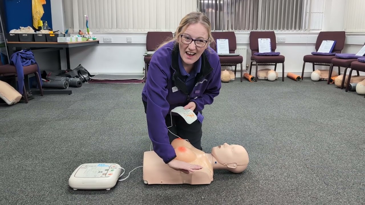 New AED Pad positioning  patient with breasts 2026 Resus guidelines. 