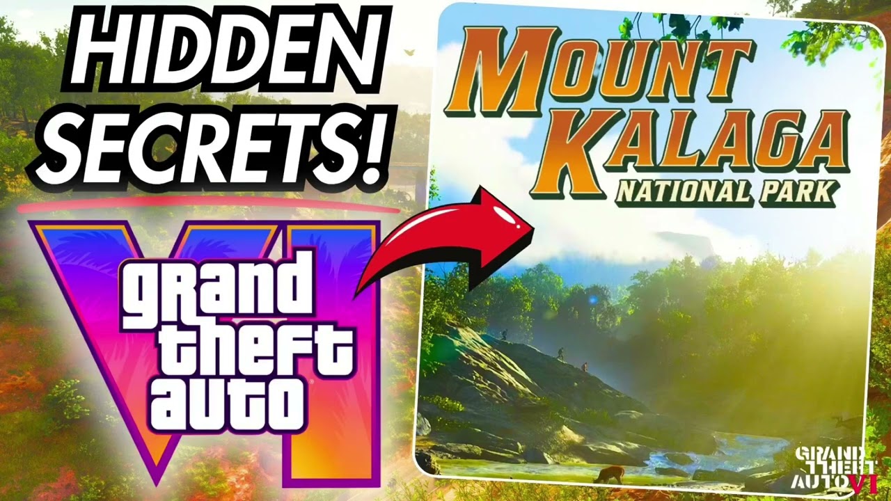 GTA: VI&reg;️| Custom YouTube Promotional Thumbnail 7 | &lsquo;Hidden Secrets! | Mount Kalaga National Park&rsquo;