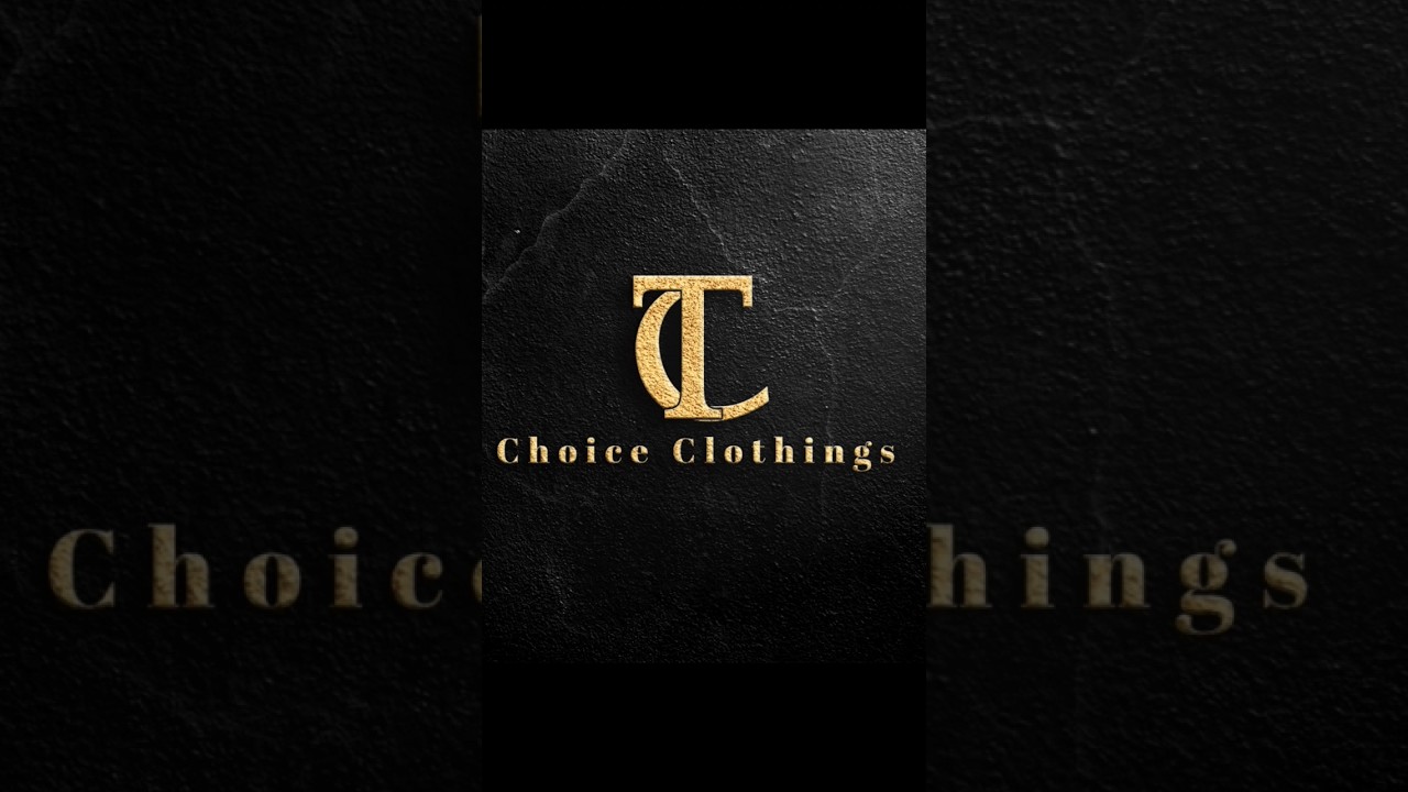 Choice Clothings shopping store name logo design&hearts;️|how to design logo #viral #tranding #short #logo