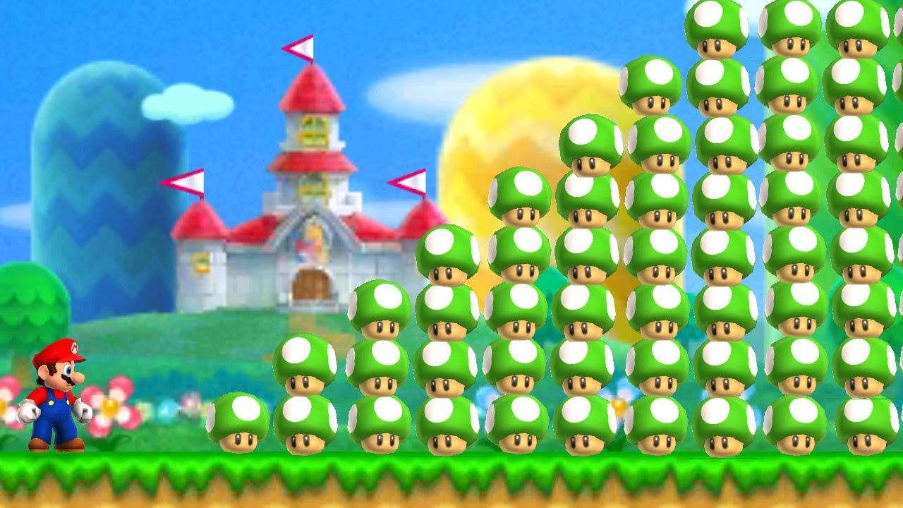 Can Mario Collect 999 1-Up Mushrooms in New Super Mario Bros. 2 ?
