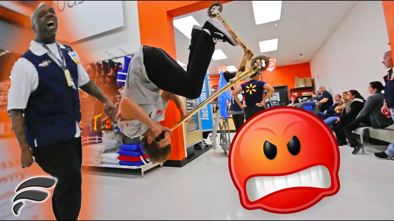 FRONTFLIP IN WALMART (BANNED/THREATENED)