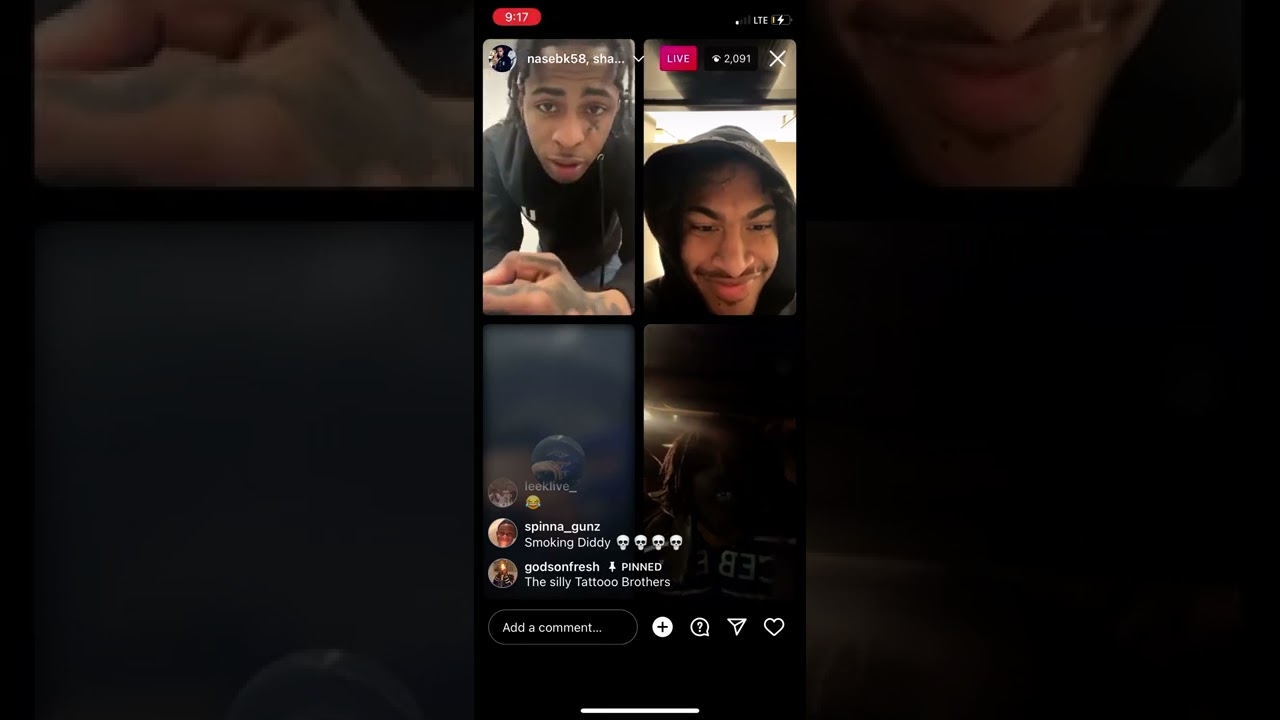 NAS EBK embarrasses Sha Gz on IG Live! Lol #bronxdrill #nasebk #nydrill #ygz #doa