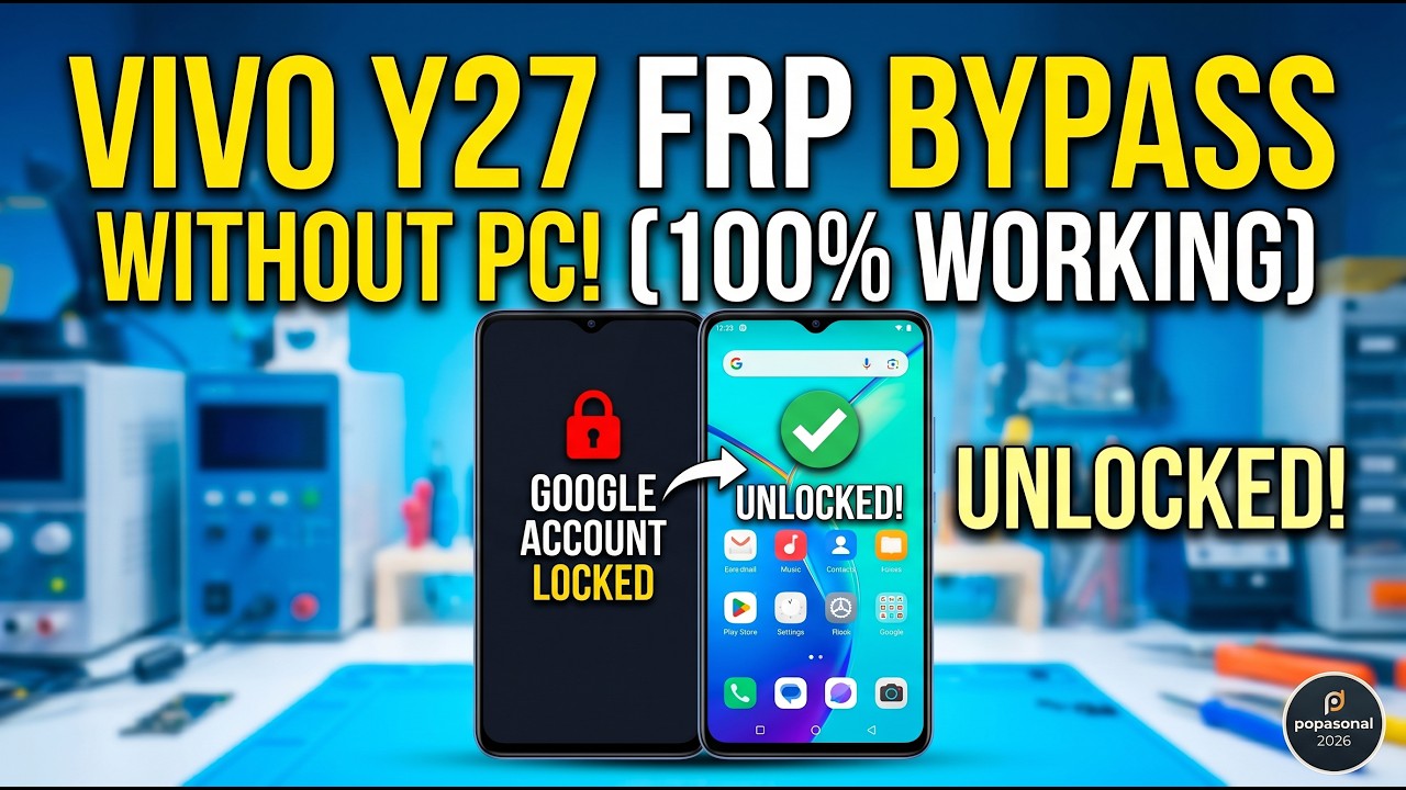 Vivo Y27/Y27s/Y27 5G FRP Bypass Without PC | Android 13:14 :15 New Trick 2025