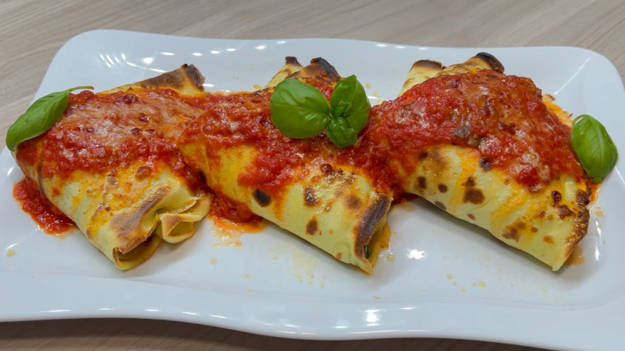 Non è pasta al forno: Crepe ripiene gratinate DIMAGRANTI e BUONISSIME con pochissime calorie