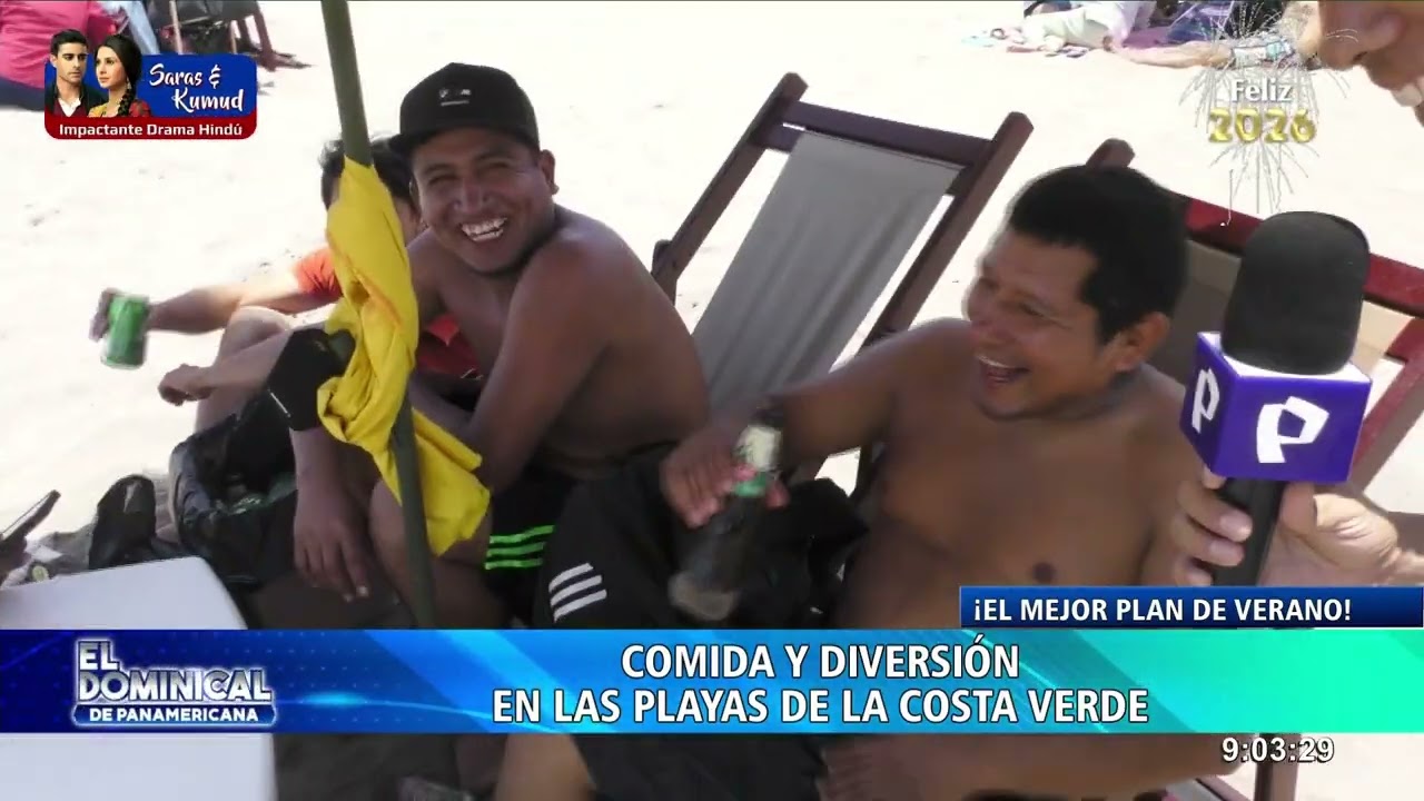 Familias y amigos acuden a playas de la Costa Verde para disfrutar del sol y el mar