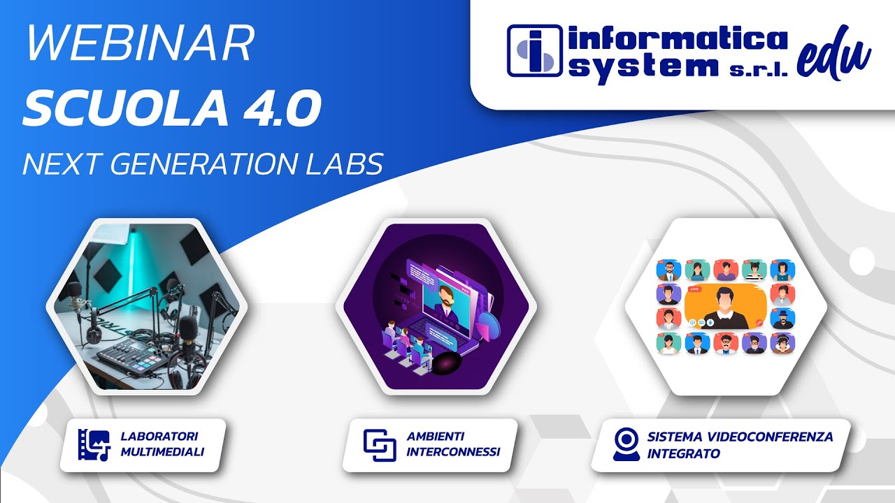 Webinar Scuola 4.0 Next Generation Labs: Laboratori multimediali e ambienti interconnessi