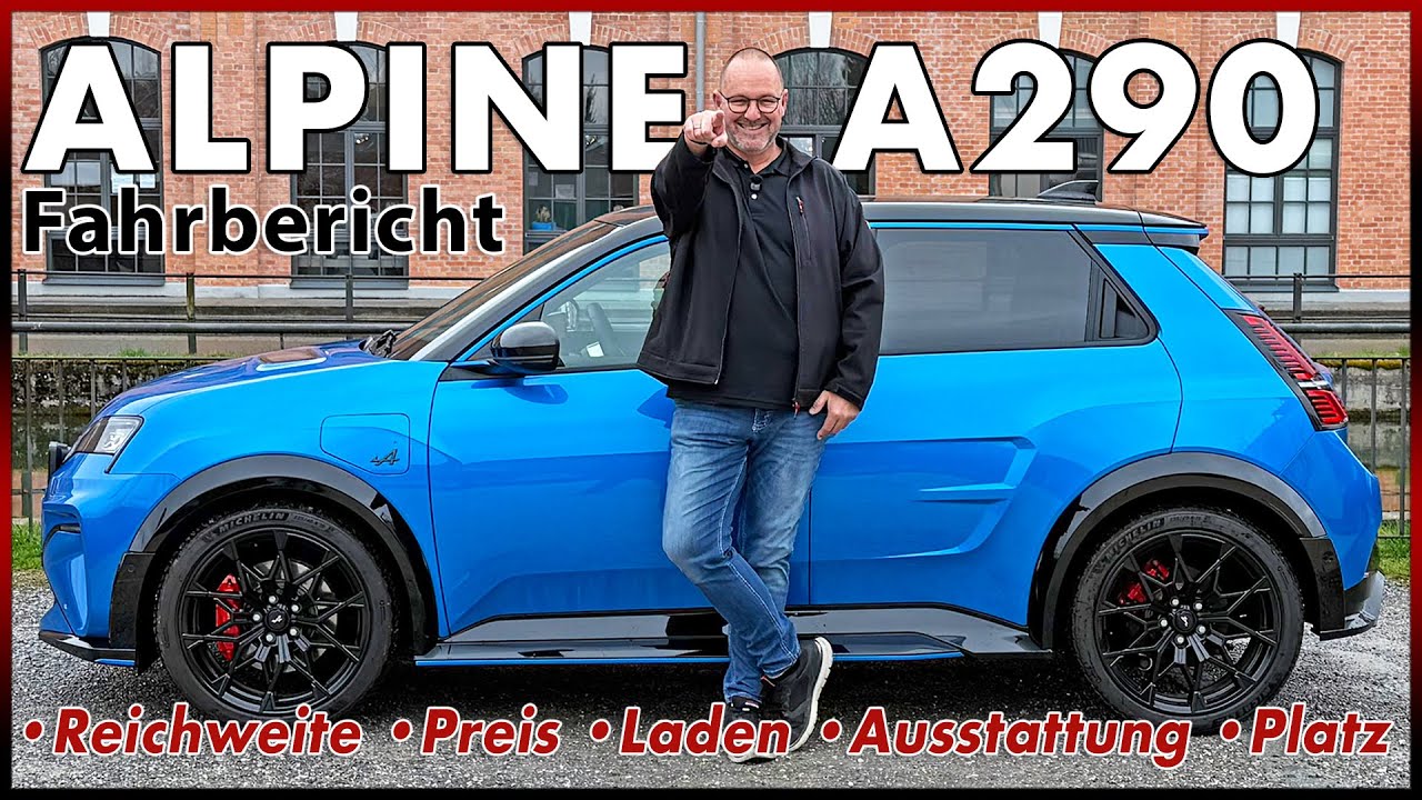 Alpine A290 - Bietet der kleine Elektro Sportwagen mehr als coole Optik? Test Review Deutsch 2025