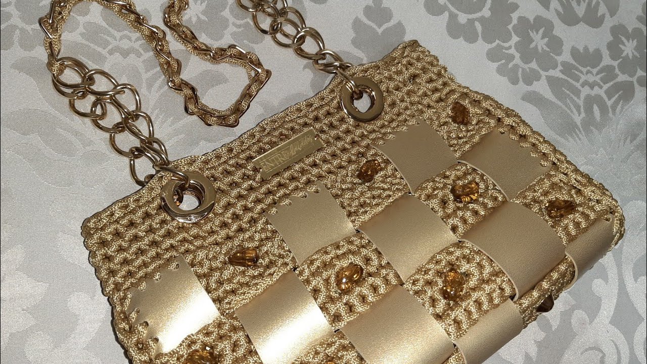 1⁰ Parte.TUTORIAL BOLSA em FIO NAÚTICO e COURO. #vavamelo