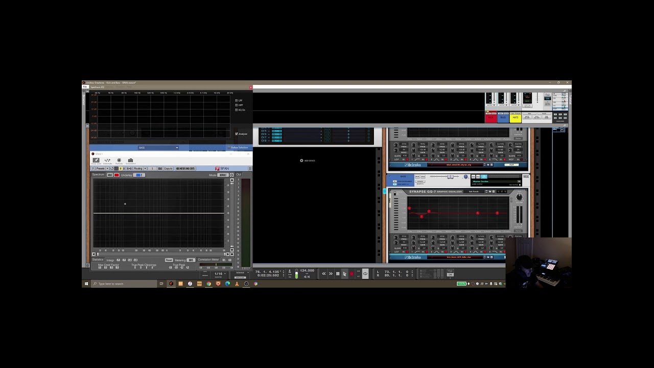 Using Span in Reason to tame that kick and bass