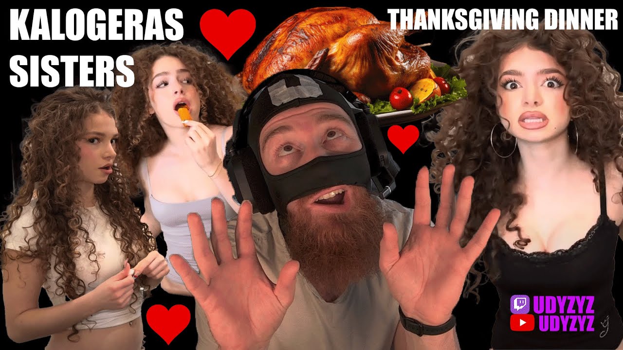 UDYZYZ REACTION to KALOGERAS SISTERS | COOK THANKGSGIVING DINNER