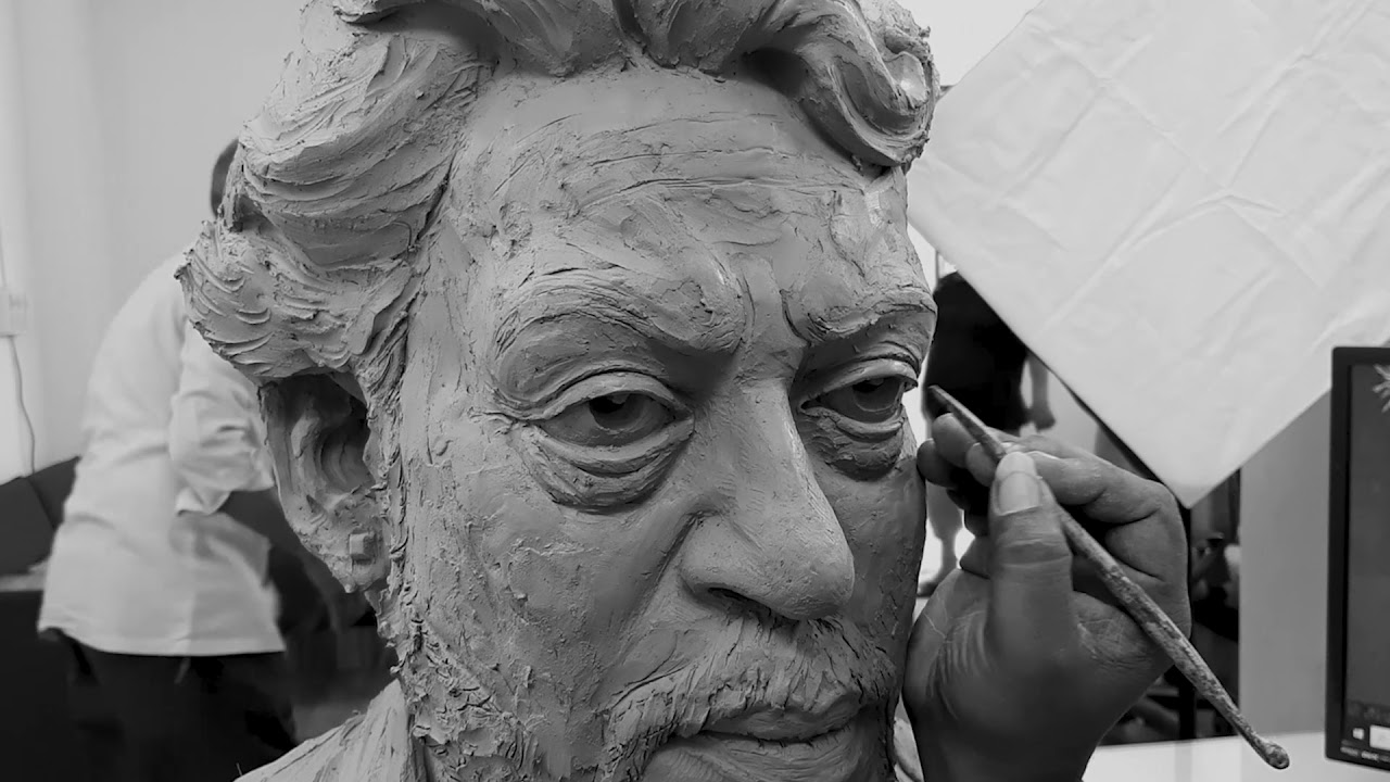 A Sculptural Tribute to Irfan Khan | By Sagar Rampure | Bollywood | India | 2020