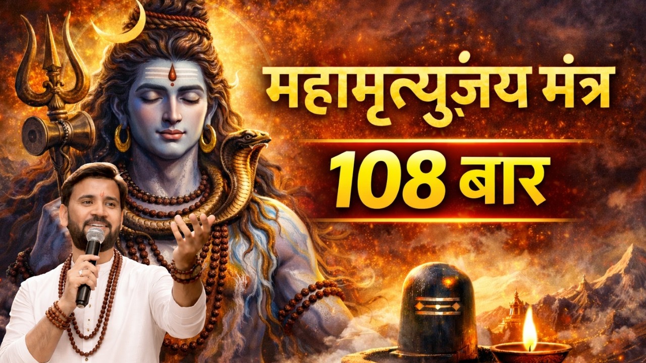Mahamrityunjay Mantra | Shivratri | महामृत्युंजय मंत्र 108 बार | Rj Kartik | Mahadev | Shiva