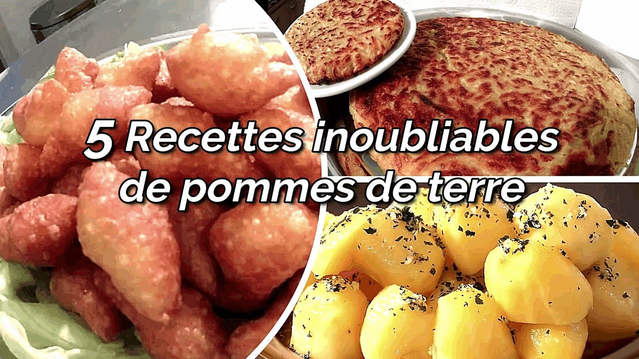 5 Recettes de Pommes de terre Maison inratables