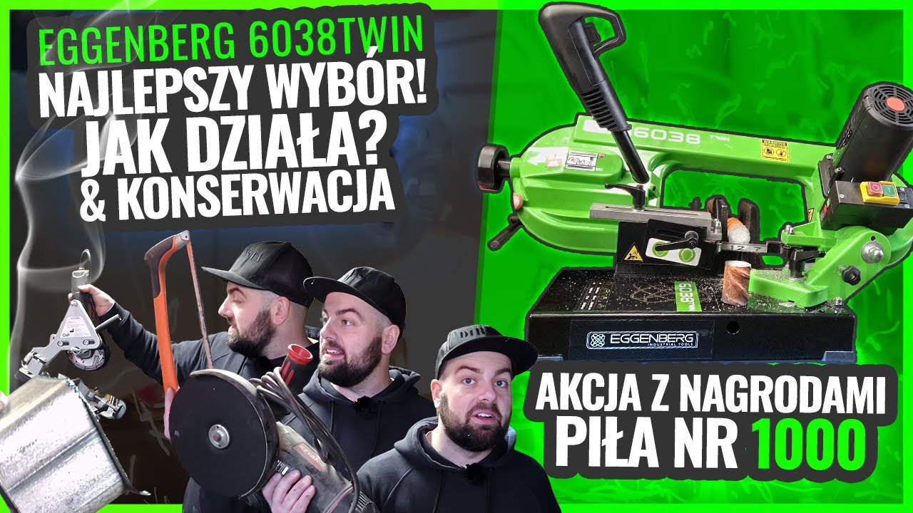 Odkryj, dlaczego piła taśmowa Eggenberg 6038TWIN bije rekordy | Wyjątkowa precyzja cięcia